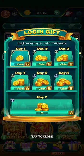 lucky pk777 login gift